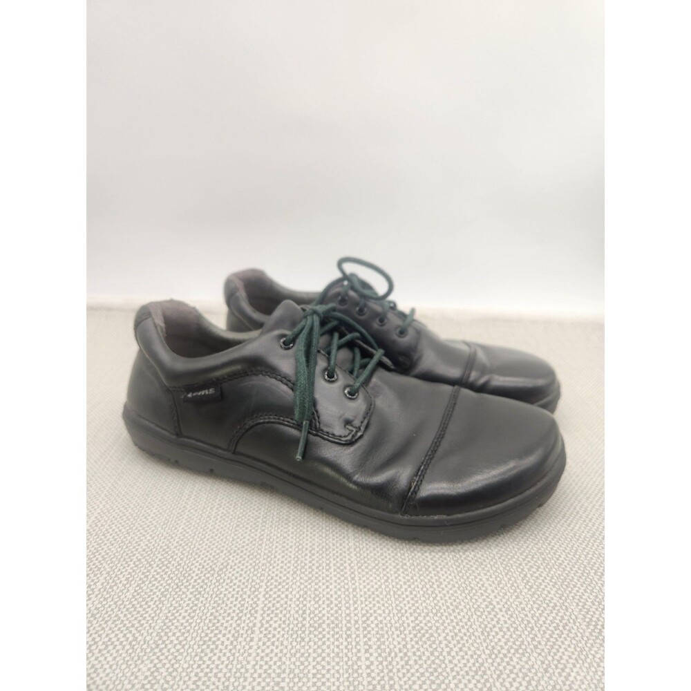 Lems Nine2five Size 41 Lace Up Shoes Black Leather Oxford Comfort